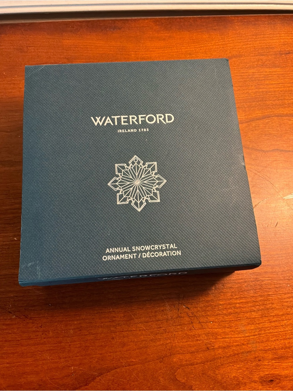 Waterford annual snow crystal ornament
